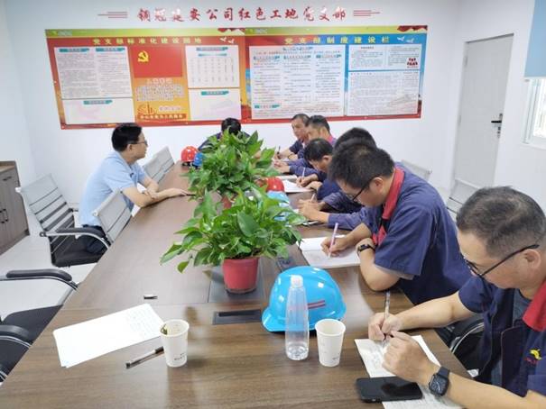 公司開(kāi)展第三季度安全、環(huán)保、消防綜合檢查 